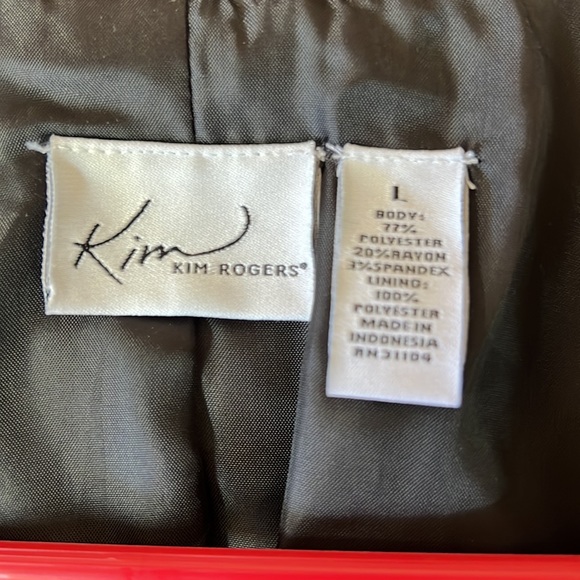 SzL Kim Rogers Career Black Blazer NWT - Picture 3 of 3
